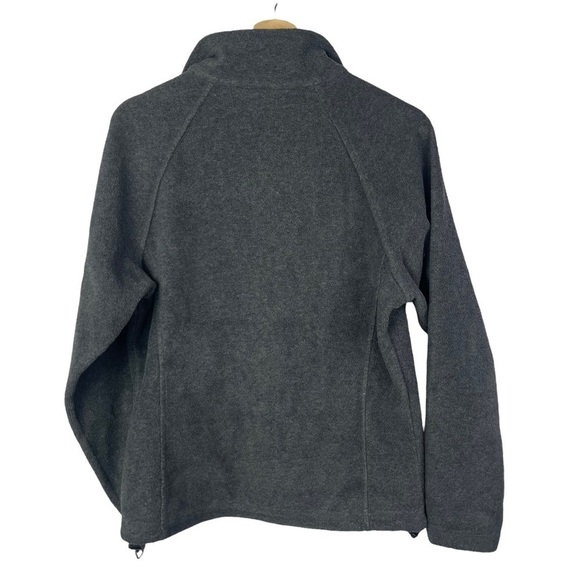 Columbia Gray Micro Fleece Full Zip Jacket S - Picture 2 of 3